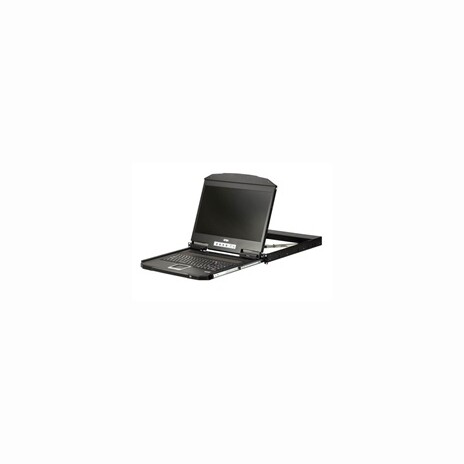 ATEN ultra short console, 18.5" LED LCD, rack 19", klávesnice, touchpad, HDMI/USB