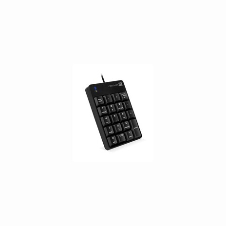 CONNECT IT NumCALC drátová numerická klávesnice, ČERNÁ