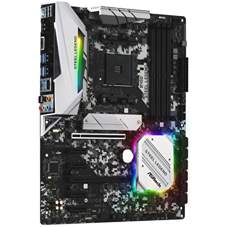 ASRock B450 Steel Legend / AM4 / 4x DDR4 DIMM / HDMI / DP / M.2 / USB Type-C / ATX
