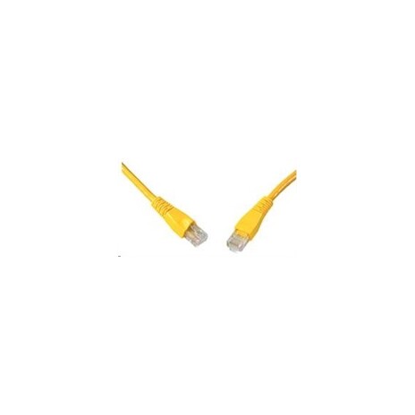 Solarix Patch kabel CAT5E UTP PVC 15m žlutý snag-proof C5E-114YE-15MB