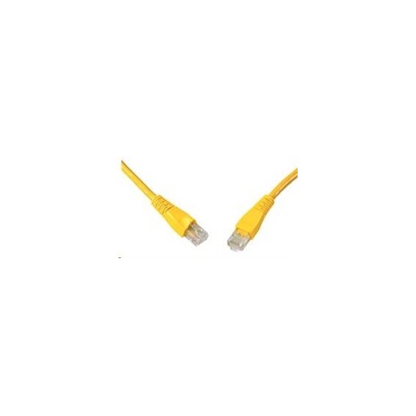 Solarix Patch kabel CAT6 UTP PVC 5m žlutý snag-proof C6-114YE-5MB