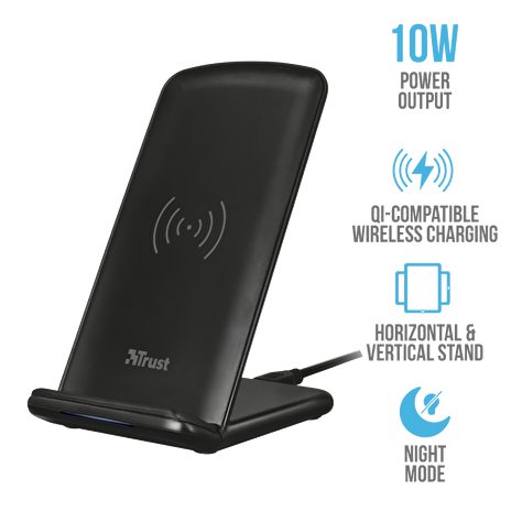 TRUST Primo10 Wireless Fast-charging Desk Stand