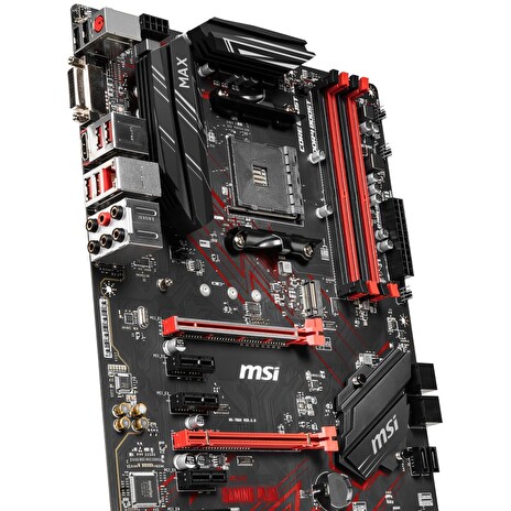 MSI B450 GAMING PLUS MAX / B450 / AM4 / 4x DDR4 DIMM / M.2 / DVI-D / HDMI / ATX