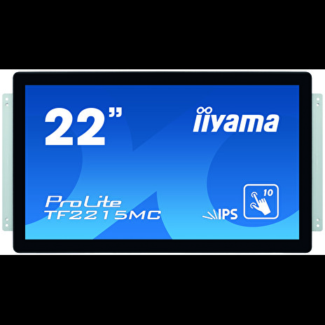 iiyama ProLite TF2215MC-B2 - LED monitor - 22" (21.5" zobrazitelný) - open frame - dotykový displej - 1920 x 1080 Full HD (1080p) @ 60 Hz - IPS - 350 cd/m2 - 1000:1 - 14 ms - HDMI, VGA, DisplayPort - černá