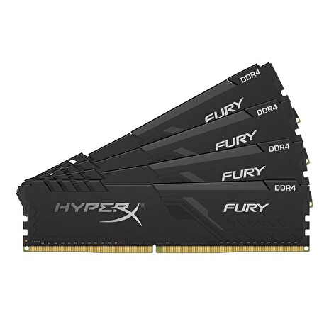 Kingston DDR4 64GB (Kit 4x16GB) HyperX FURY DIMM 2400MHz CL15 černá