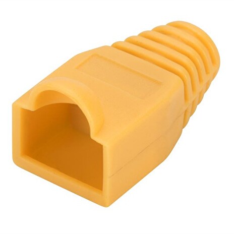 PremiumCord Kryt konektoru RJ45 - žlutá