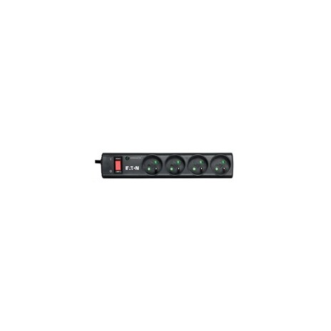 Eaton Protection Strip 4 FR, přepěťová ochrana, 4 zásuvky, 1m