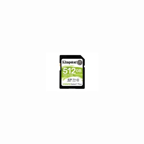 Kingston 512GB SecureDigital Canvas Select Plus (SDC) 100R 85W Class 10 UHS-I