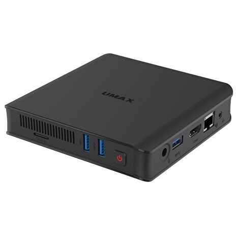 UMAX Mini PC U-Box N41/ N4100/ 4GB/ 64GB/ M.2 SATA 2242 SSD slot/ HDMI/ VGA/ 3x USB 3.0/ BT/ Wi-Fi/ LAN/ W10Pro