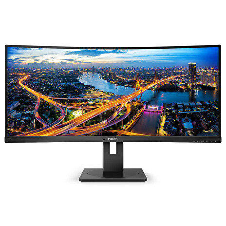 Philips LCD 346B1C 34" zakřivený VA/3440x1440@100Hz/5ms/80mil:1/300cd/DP/HDMI/4xUSB 3.2/USB-C/repro/VESA