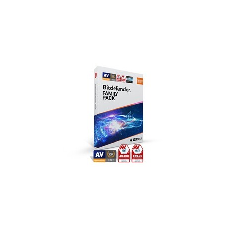 Bitdefender Family pack 2020 - 15 zařízení na 1 rok