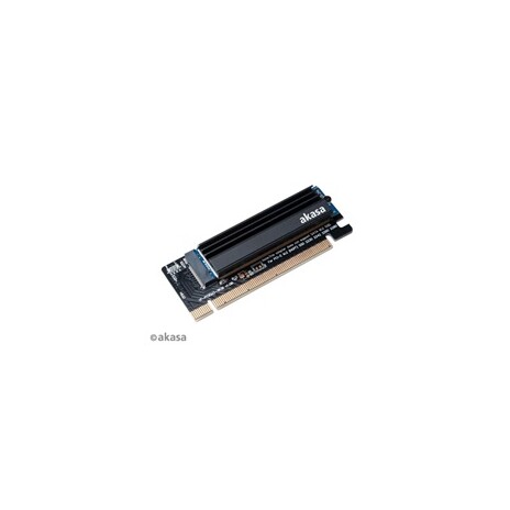 AKASA adaptér M.2 SSD to PCIe adapter card with heatsink cooler