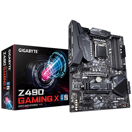 GIGABYTE MB Sc LGA1200 Z490 GAMING X, Intel Z490, 4xDDR4, VGA