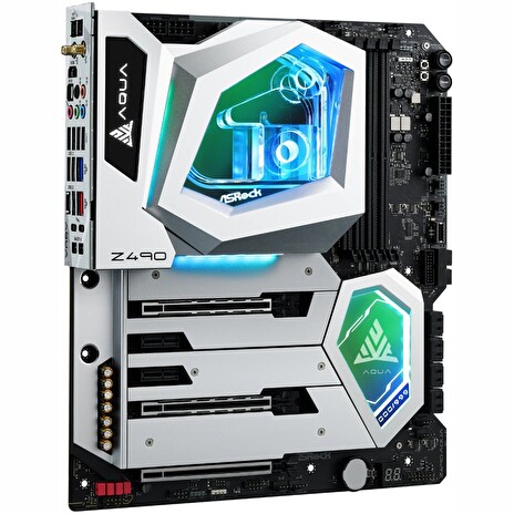 ASRock Z490 AQUA / LGA 1200 / Intel Z490 / 4x DDR4 DIMM / HDMI / 2x Mini DP / 3x M.2 / USB Type-C / Wi-Fi / EATX