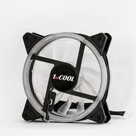 1stCOOL ventilátor AURA RAINBOW ARGB Double RING 120mm (do CASE)