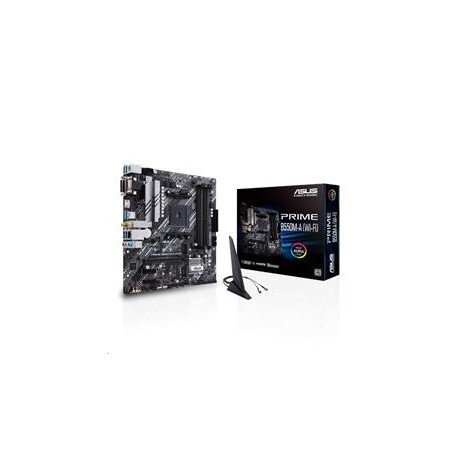 ASUS PRIME B550M-A (WI-FI) soc.AM4 B550 DDR4 mATX M.2 D-Sub DVI HDMI WF BT