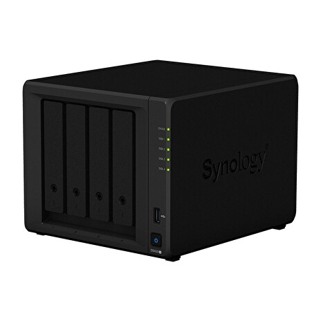 Synology DiskStation DS420+, 4-bay NAS, CPU QC Celeron J4025 64bit, RAM 2GB, 2x USB 3.0, 2x GLAN