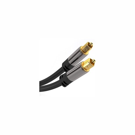 PremiumCord Kabel Toslink M/M, 6mm, 1m, černá