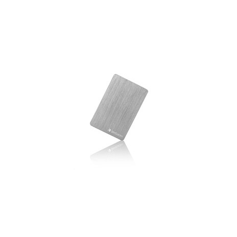 VERBATIM HDD 2.5" 2TB Store 'n' Go ALU Slim Portable Hard Drive USB 3.2, Silver