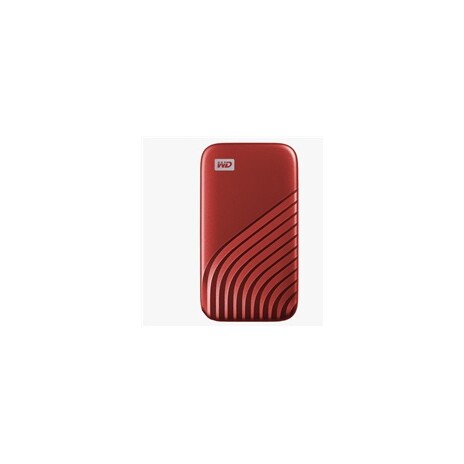 SanDisk WD My Passport SSD externí 2TB , USB-C 3.2 ,1050/1000MB/s R/W PC & Mac ,Red