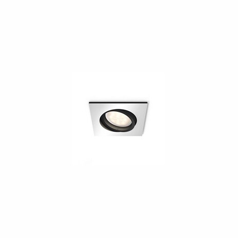 PHILIPS MILLISKIN Zapuštěné bodové svítidlo, čtvercové, Hue White ambiance, 230V, 1x5.5W GU10, Aluminium, rozšíření
