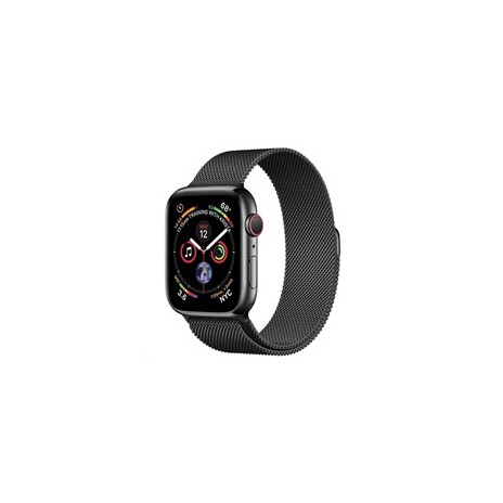 COTEetCI ocelový magnetický řemínek pro Apple Watch 38 / 40mm černý