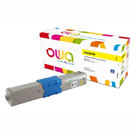OWA Armor toner pro OKI 46508709,žlutá/yellow