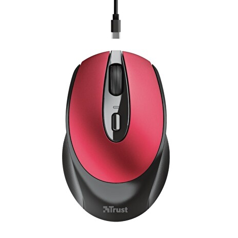 TRUST ZAYA WRL RCHRGABLE MOUSE RED