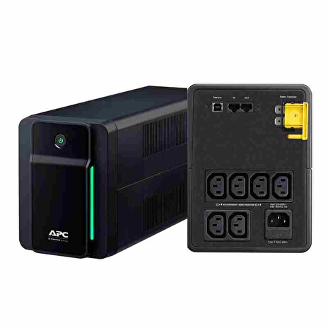 APC Back-UPS 1200VA (650W), AVR, USB, IEC zásuvky