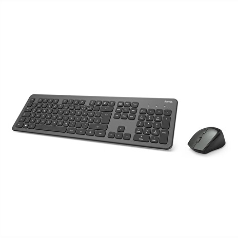 Hama set bezdrátové klávesnice a myši KMW-700, antracitová/černá