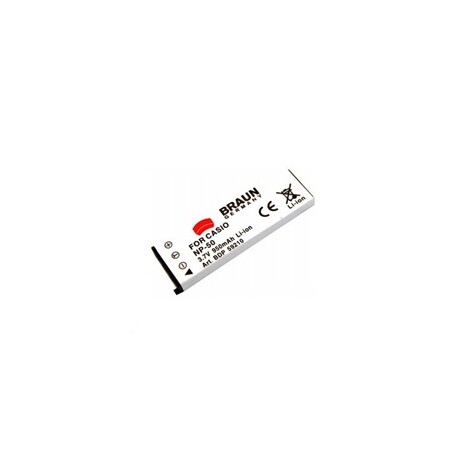 Braun akumulátor CASIO NP-50, 950mAh