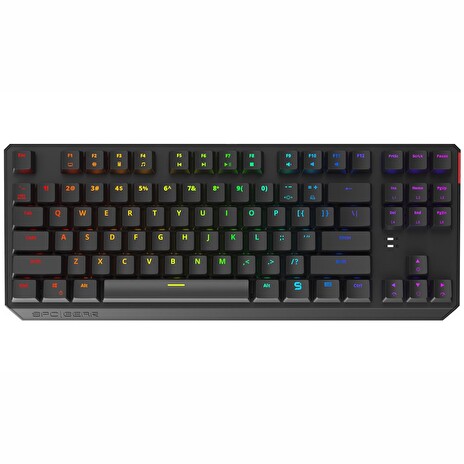 SPC Gear klávesnice GK630K Tournament / mechanická / Kailh Red / RGB podsvícení / kompaktní / CZ/SK layout / USB