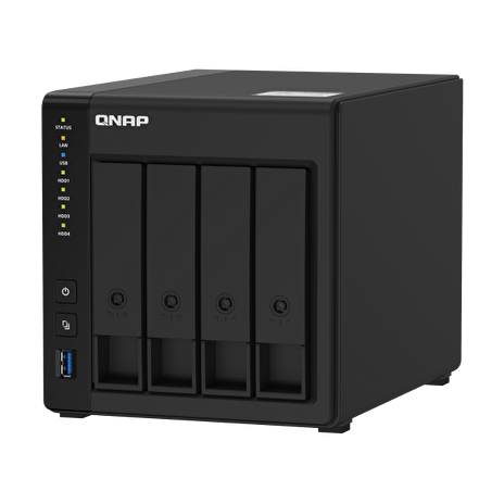QNAP TS-451D2-4G (Celeron 2core J4025 2,9GHz / 2GB RAM / 4x SATA / 1xHDMI 4K / 2x GbE / 4x USB 3.2)