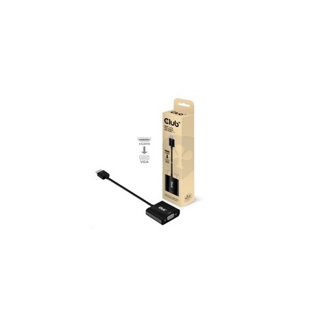 Club3D Adaptér HDMI 1.4 na VGA (M/F), Active with audio