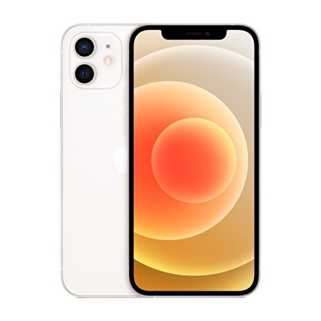 Apple iPhone 12 - Chytrý telefon - dual-SIM - 5G NR - 256 GB - 6.1" - 2532 x 1170 pixelů (460 ppi) - Super Retina XDR Display (12 MP přední kamera) - 2x zadní fotoaparát - bílá