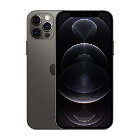 Apple iPhone 12 Pro - Chytrý telefon - dual-SIM - 5G NR - 512 GB - 6.1" - 2532 x 1170 pixelů (460 ppi) - Super Retina XDR Display (12 MP přední kamera) - 3x zadní fotoaparát - grafit