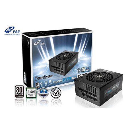 FSP/Fortron HYDRO PTM PRO 1200, 80PLUS PLATINUM, 1200W, modular