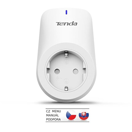 Tenda SP9 Beli - Chytrá Wi-Fi zásuvka s měřením spotřeby 230V, 3680W, 16A, vše v češtině, samostatná