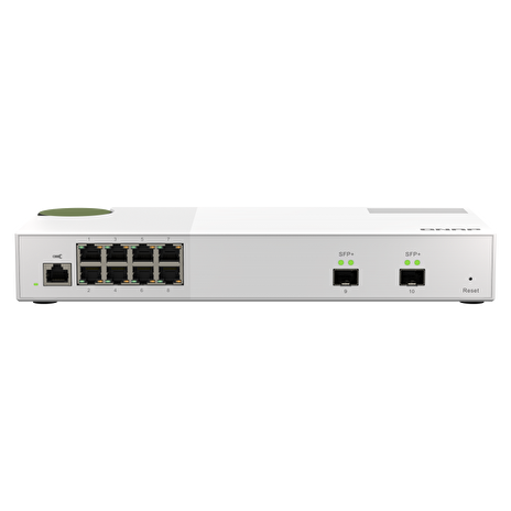 QNAP managovatelný switch QSW-M2108-2S (8x 2,5GbE RJ45 a 2x 10GbE SFP+)