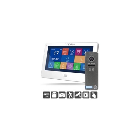 SET Videotelefon VERIA 7077B bílý + VERIA 230