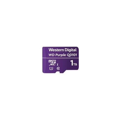 WD MicroSDXC karta 1TB Purple WDD100T1P0C Class 10 (R:100/W:60 MB/s)