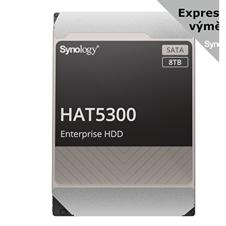 Synology HDD SATA 3.5” 8TB HAT5300-8T, 7200ot./min., cache 256MB, 5 let záruka