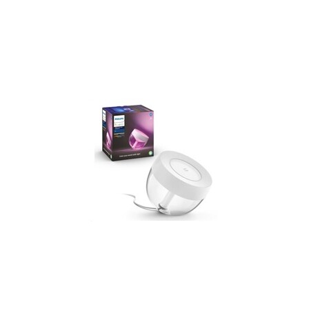 PHILIPS COL Iris Stolní svítidlo Hue White and color ambiance, white/clear