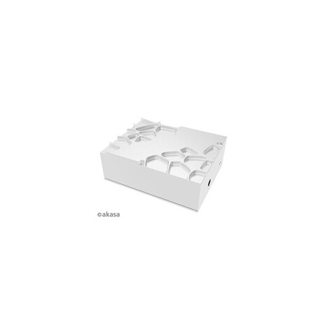 AKASA case Gem, pro Raspberry Pi 4 Model B, hliník, stříbrná