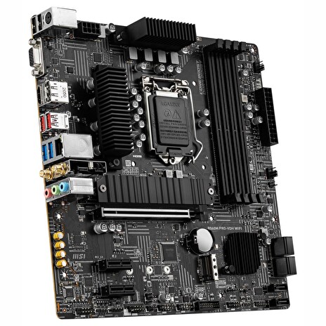 MSI B560M PRO-VDH WiFi / LGA1200 / Intel B560 / 4x DDR4 DIMM / 2x M.2 / HDMI / DP / WiFi 6 / mATX