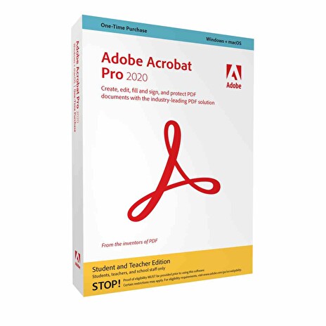 Acrobat Pro Student&Teacher 2020 ENG WIN+MAC Box
