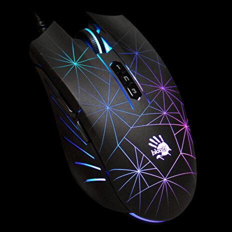 A4tech BLOODY P81S, herní myš, RGB podsvícení, ANIMATION GAMING, 8000DPI, USB, STARLIGHT, Core 3