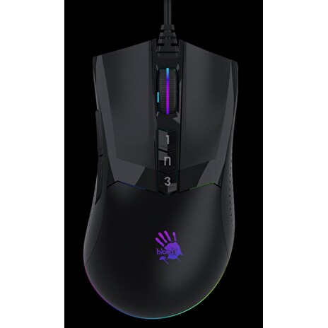 A4tech BLOODY W90MAX , herní myš, RGB podsvícení, 10 000 CPI, USB, černá