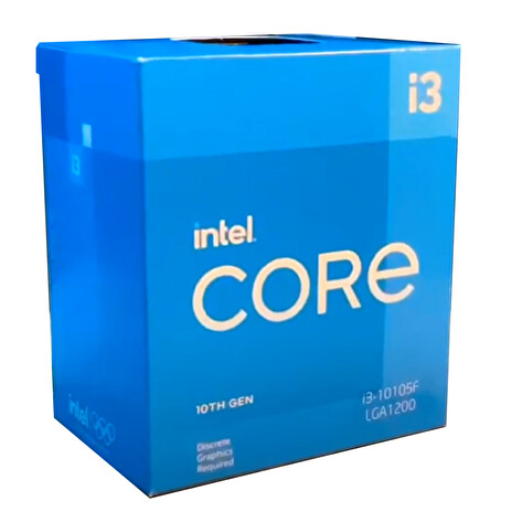 CPU Intel Core i3-10105F BOX (3.7GHz, LGA1200)