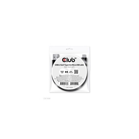 Club3D Kabel USB 3.2 Gen1 Type-A to Micro USB Cable M/M, 1m